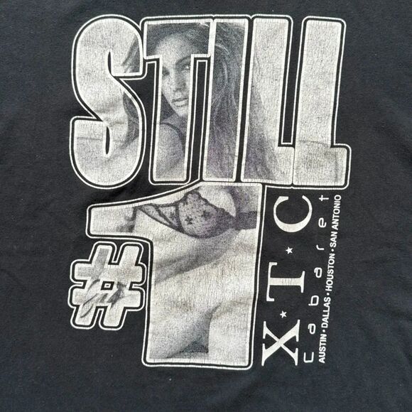 Vintage Gentlemen's Club Strip Club "Still #1" XTC Cabaret T Shirt Size XL - Picture 2 of 5
